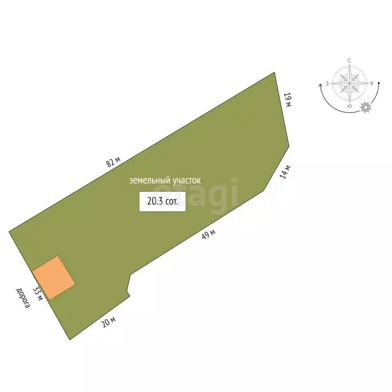 Дом в деревня Вязовка, Советская улица (46.5 м) - Фото 0