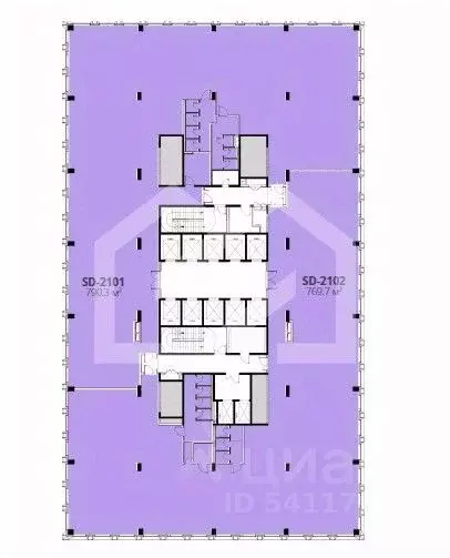 Помещение свободного назначения в Москва Дмитровский проезд, вл1Г (790 ... - Фото 2