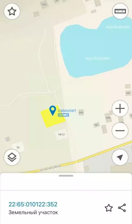Участок в Алтайский край, Бийск Угольная ул., 74/12 (7.7 сот.) - Фото 1