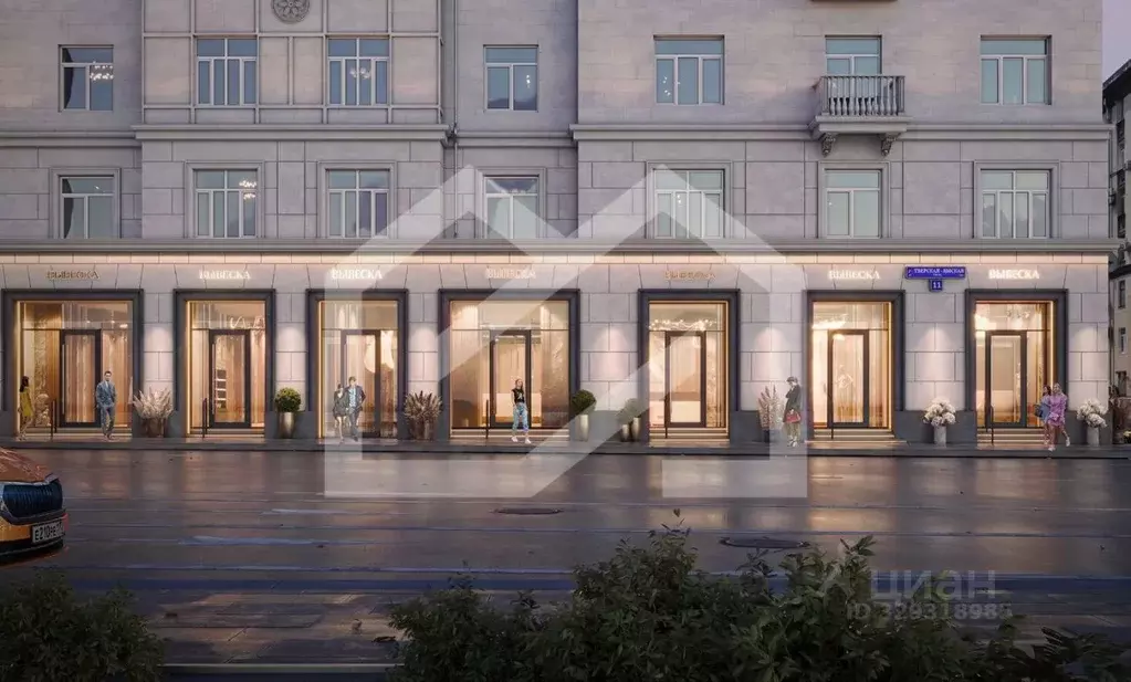 Помещение свободного назначения в Москва 1-я Тверская-Ямская ул., 11 ... - Фото 1