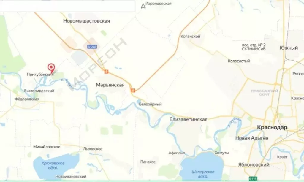 Участок в хутор Прикубанский, Заводская улица, 70 (337 м) - Фото 1