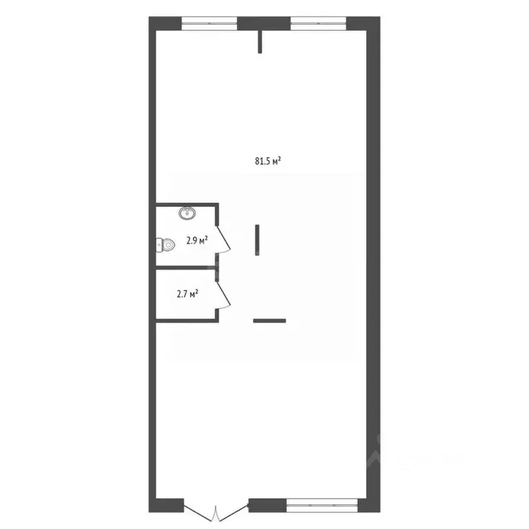 Помещение свободного назначения в Красноярский край, Красноярск ул. ... - Фото 1