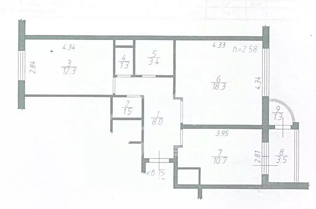 2-к кв. Москва, Москва, Московский г. ул. Бианки, 3 (64.0 м) - Фото 2