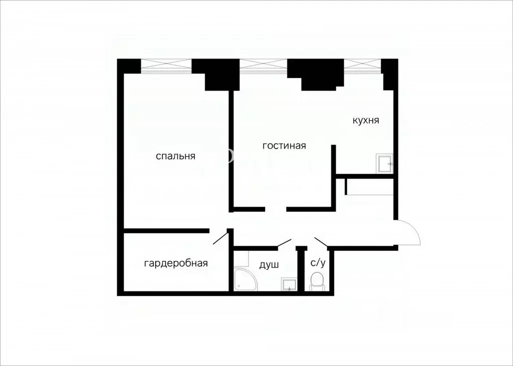 2-к кв. Москва Кутузовский просп., 24 (60.0 м) - Фото 2