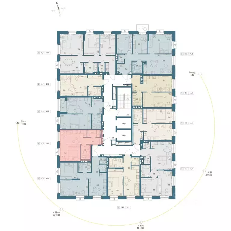 1-к кв. Башкортостан, Уфа Родина Парк жилой комплекс (35.3 м) - Фото 2