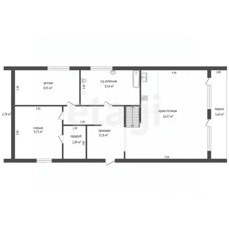 Дом в Тюменская область, Нижнетавдинский муниципальный округ, с. ... - Фото 2