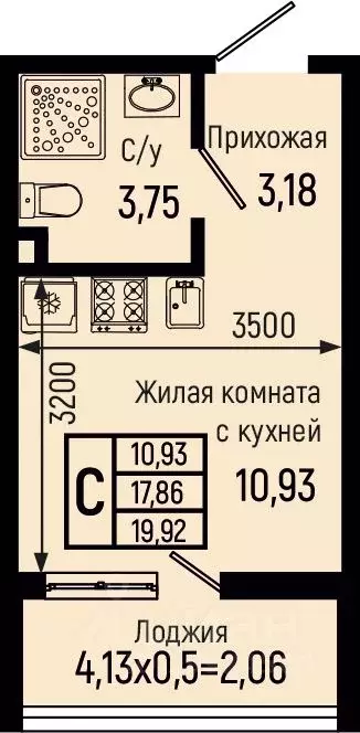 Студия Краснодарский край, Туапсинский муниципальный округ, с. Небуг ... - Фото 0