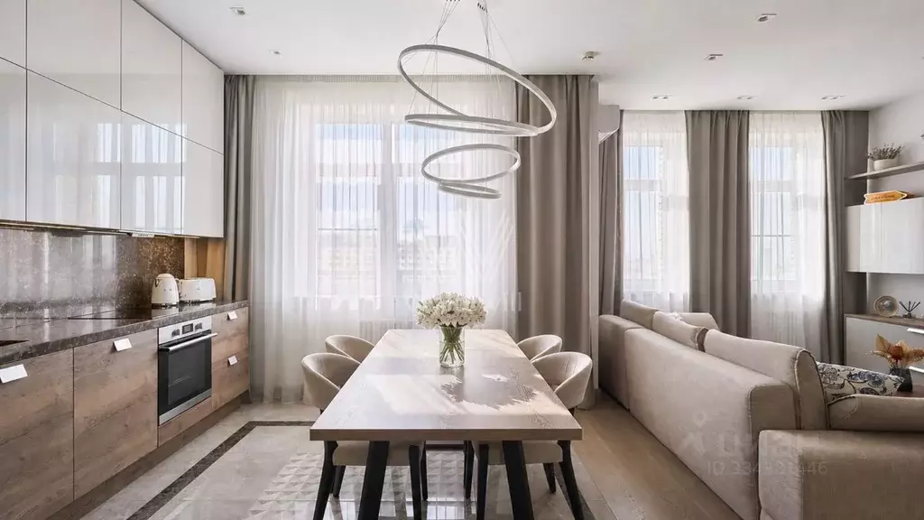 2-к кв. Москва Авиационная ул., 77к2 (81.0 м) - Фото 1
