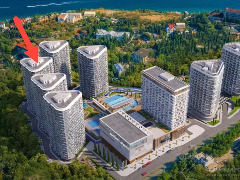 2-к кв. Крым, Алушта Профессорский Уголок мкр, Крымская Резиденция ... - Фото 0