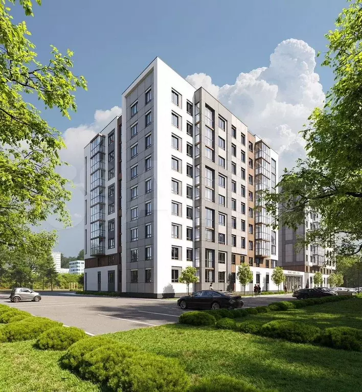 3-к. квартира, 79,6 м, 1/9 эт. - Фото 0