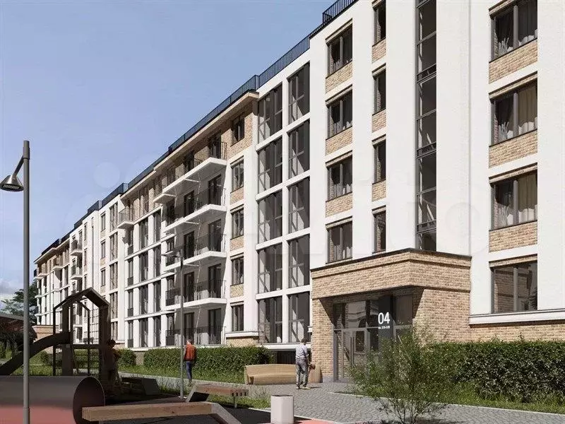 1-к. квартира, 36,4 м, 4/5 эт. - Фото 0