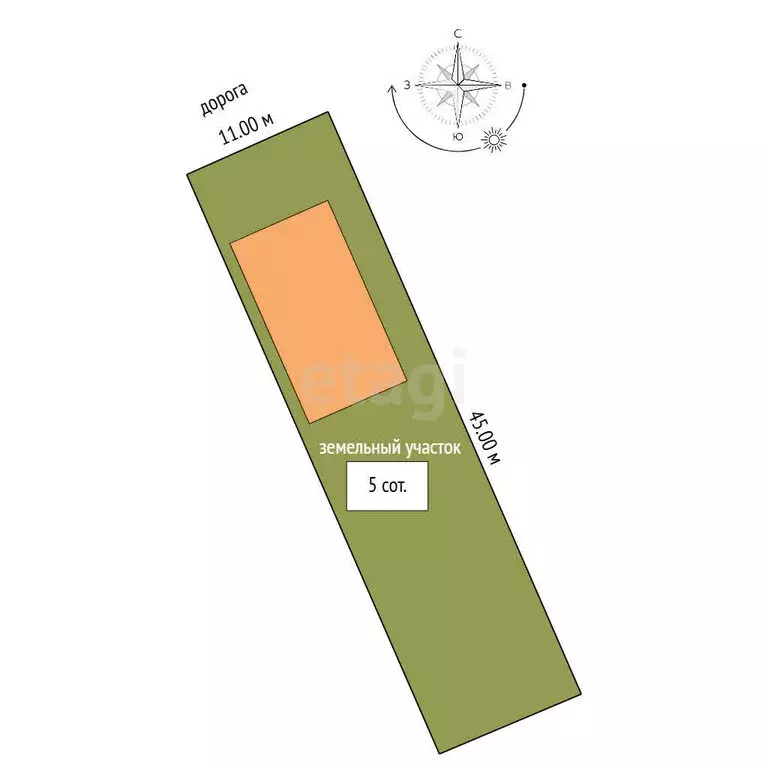 Дом в Судак, садовое товарищество Ветеран, Родниковая улица (80 м) - Фото 1