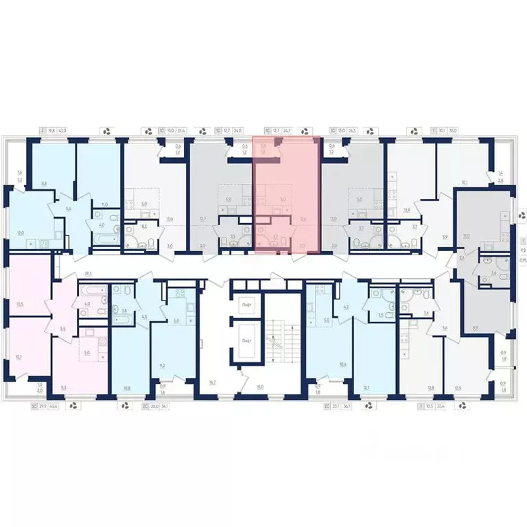 1-к кв. Башкортостан, Уфа ул. Евгения Столярова, 13 (24.7 м) - Фото 2