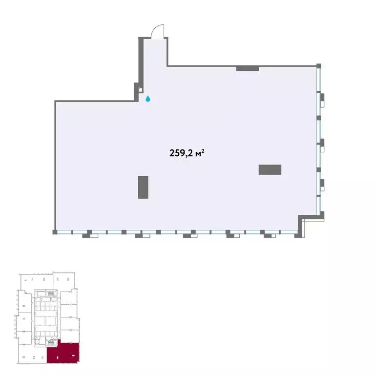 Офис (259.2 м) - Фото 1