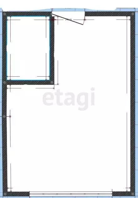 Квартира-студия: Казань, улица Качалова, 84 (18.1 м) - Фото 1