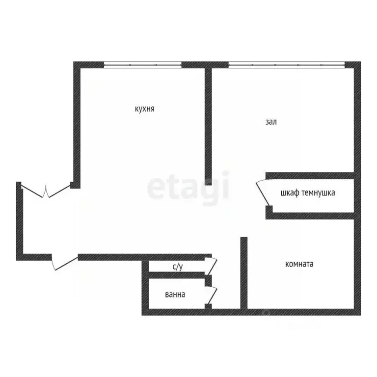 2-к кв. Иркутская область, Усольский район, Тайтурское муниципальное ... - Фото 2