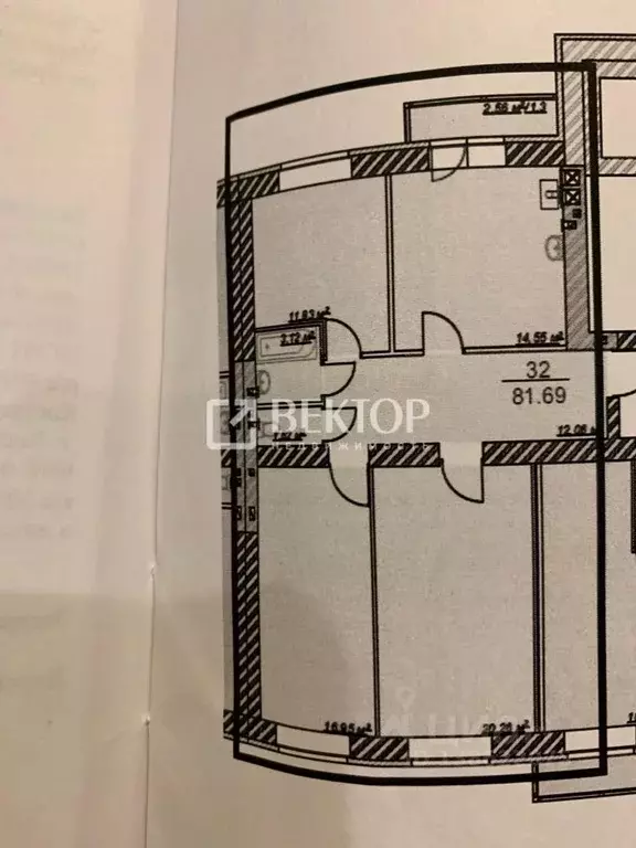3-к кв. Ярославская область, Ярославль ул. 5-я Яковлевская, 17Б (80.2 ... - Фото 2