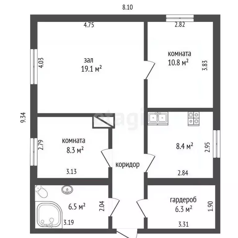 Дом в Свердловская область, Тавда ул. 3-я Парковая (49 м) - Фото 2