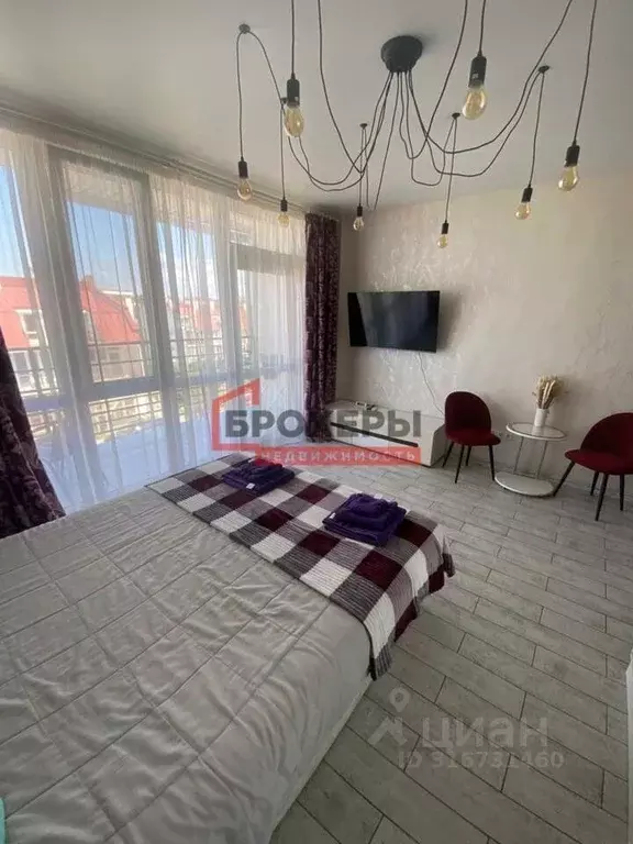 Студия Севастополь ш. Фиолентовское, 134к2 (32.0 м) - Фото 1