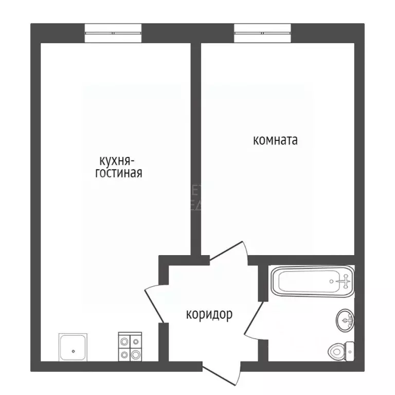 1-к кв. Тюменская область, Тюмень ул. Павла Никольского, 2 (47.3 м) - Фото 2