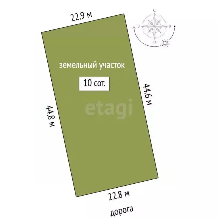 Участок в Свердловская область, Талица  (10.0 сот.) - Фото 2