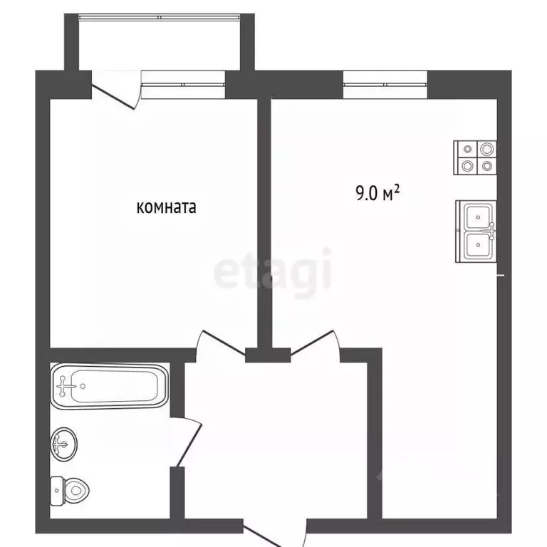 2-к кв. Ростовская область, Неклиновский район, с. Новобессергеневка, ... - Фото 2