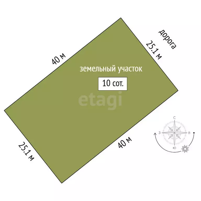 Участок в Тюменская область, Нижнетавдинский муниципальный округ, ... - Фото 1