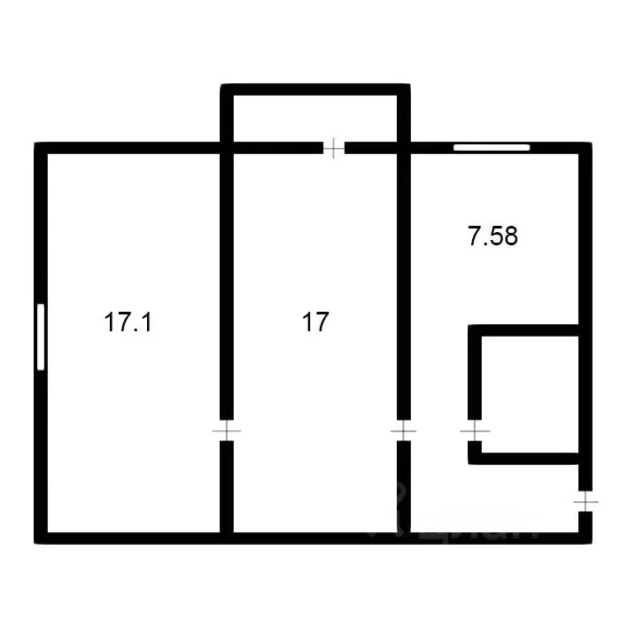 2-к кв. Башкортостан, Уфа ул. Степана Халтурина, 42 (49.8 м) - Фото 2