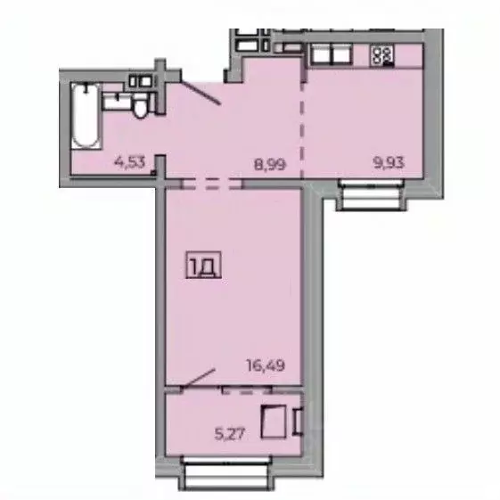 1-к кв. Иркутская область, Иркутск Байкальская ул., 89 (45.9 м) - Фото 1