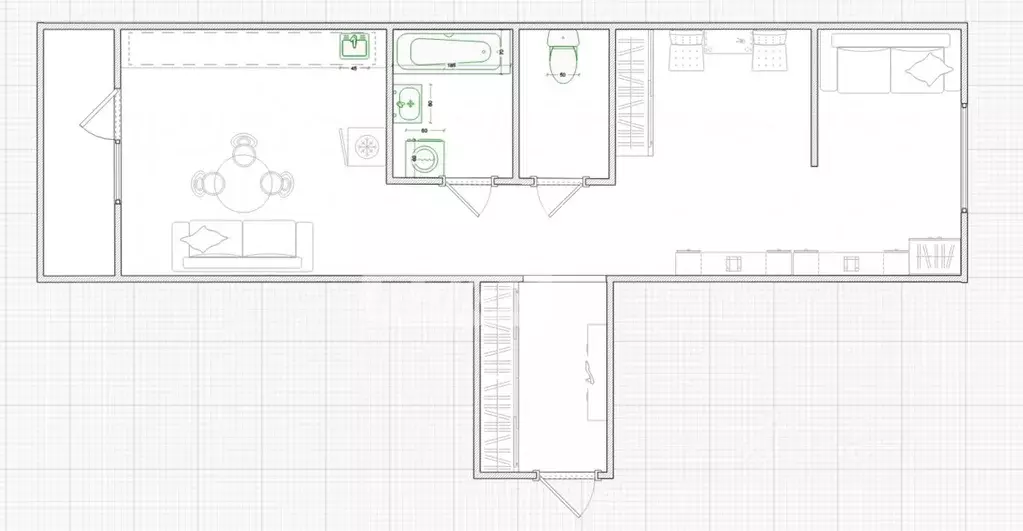 1-к кв. Костромская область, Кострома Венеция мкр, 16 (48.2 м) - Фото 2