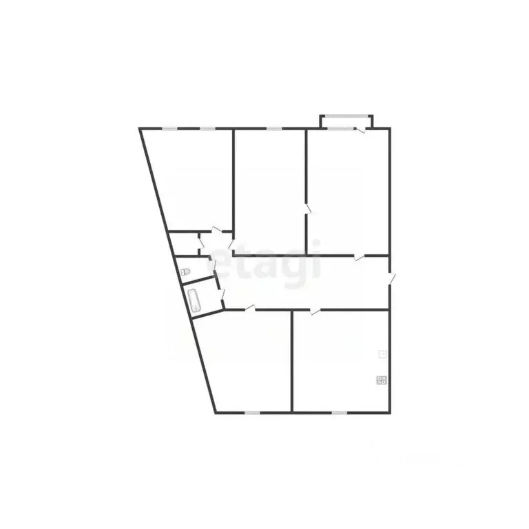 4-к кв. Костромская область, Нерехта ул. Металлистов, 10 (90.5 м) - Фото 1