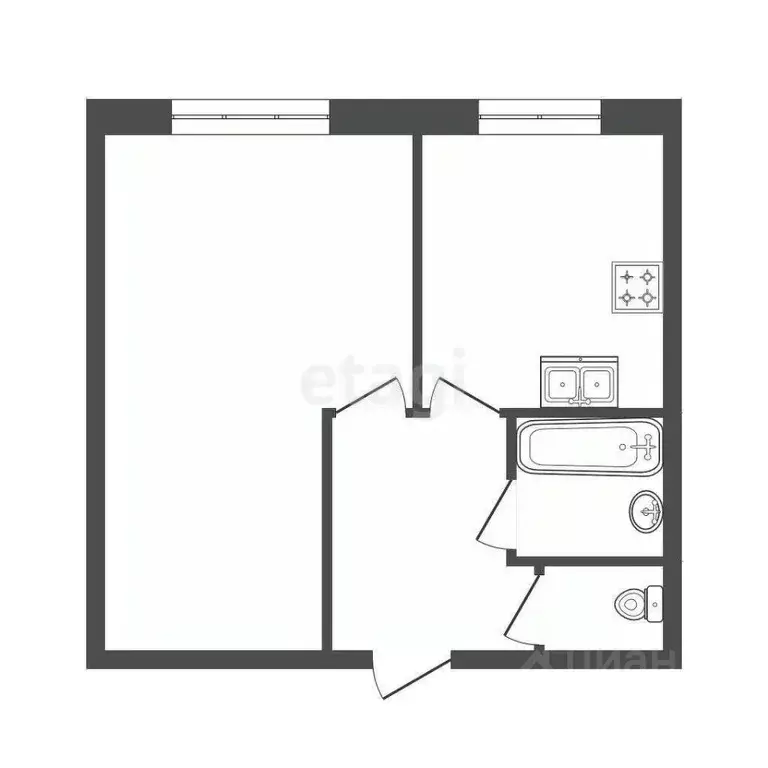1-к кв. Санкт-Петербург просп. Науки, 14К1 (31.1 м) - Фото 0