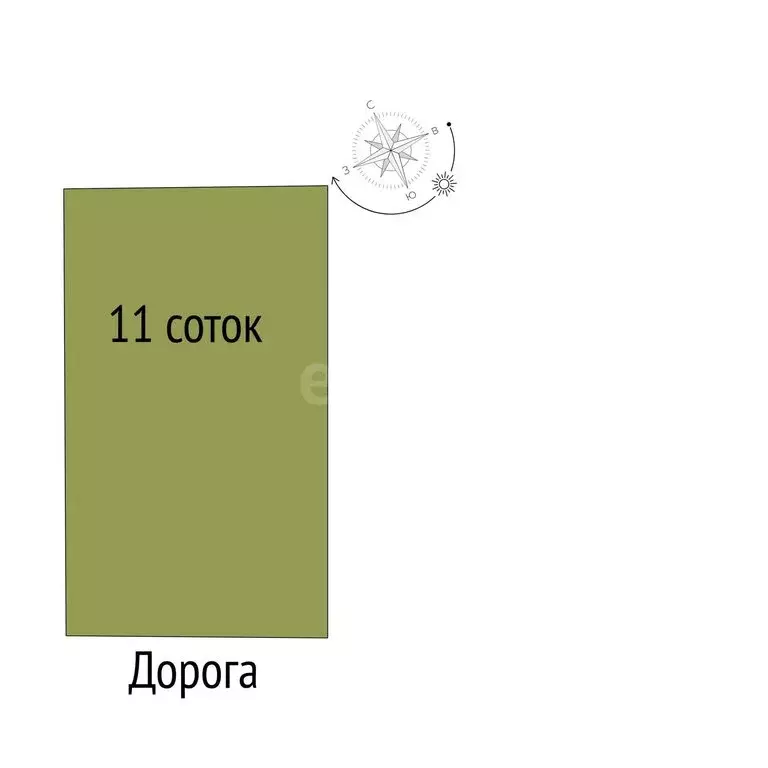 Участок в Адыгейск, Краснодарская улица, 73 (11 м) - Фото 1
