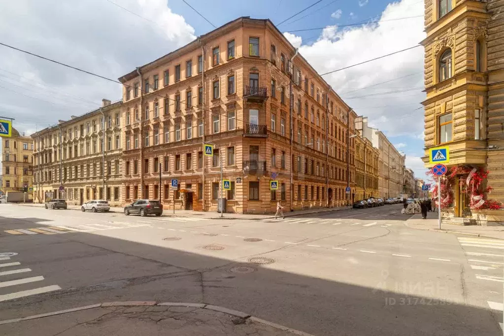 Комната Санкт-Петербург пер. Басков, 37-39 (25.0 м) - Фото 0