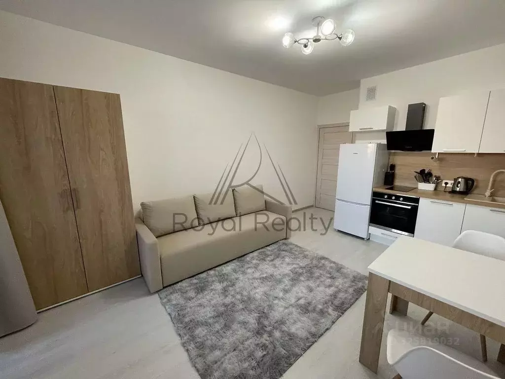 Студия Санкт-Петербург ул. Верхне-Каменская, 11к1 (27.0 м) - Фото 2