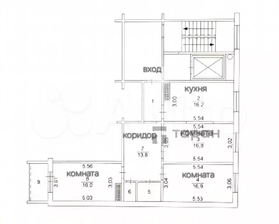 3-к. квартира, 88,5 м, 7/10 эт. - Фото 0
