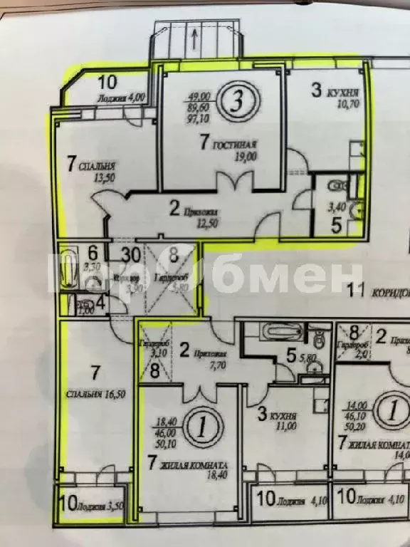 Продается 3-комнатная квартира - Фото 2