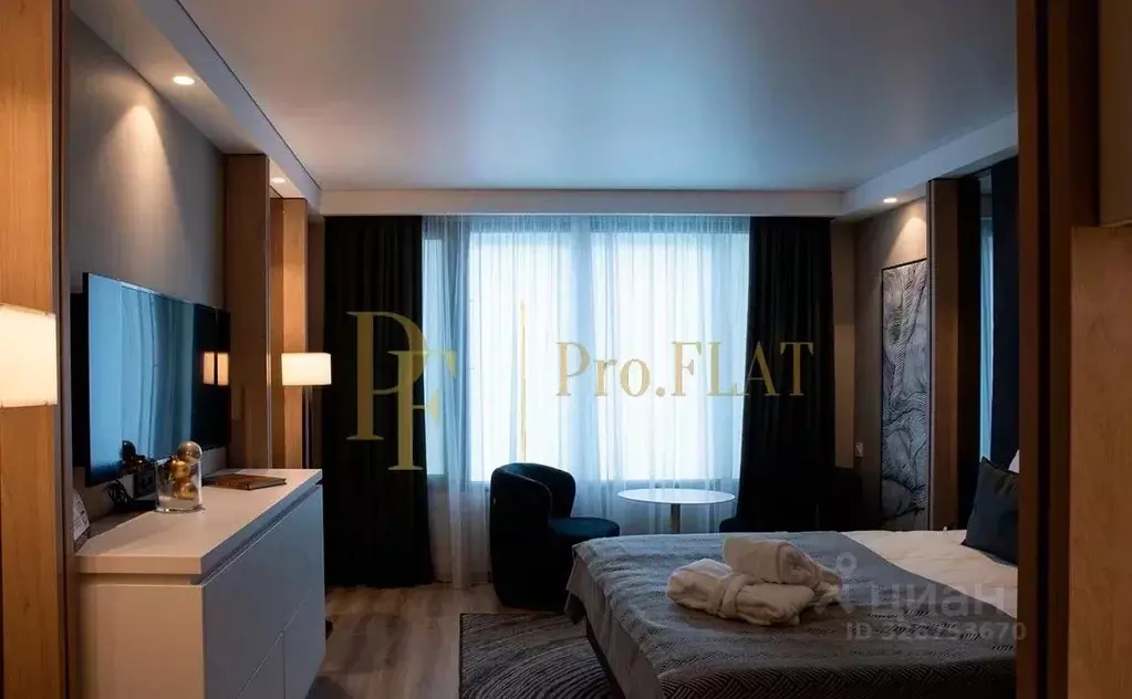 Студия Санкт-Петербург ул. Салова, 61 (26.27 м) - Фото 1