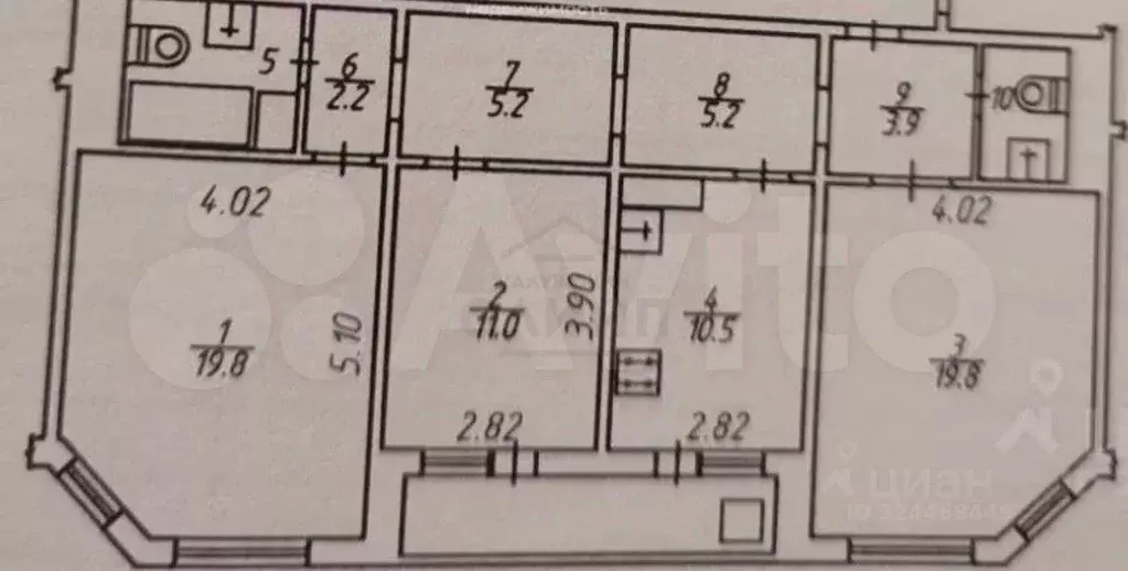 3-к кв. Калужская область, Калуга ул. 65 лет Победы, 33 (84.0 м) - Фото 1