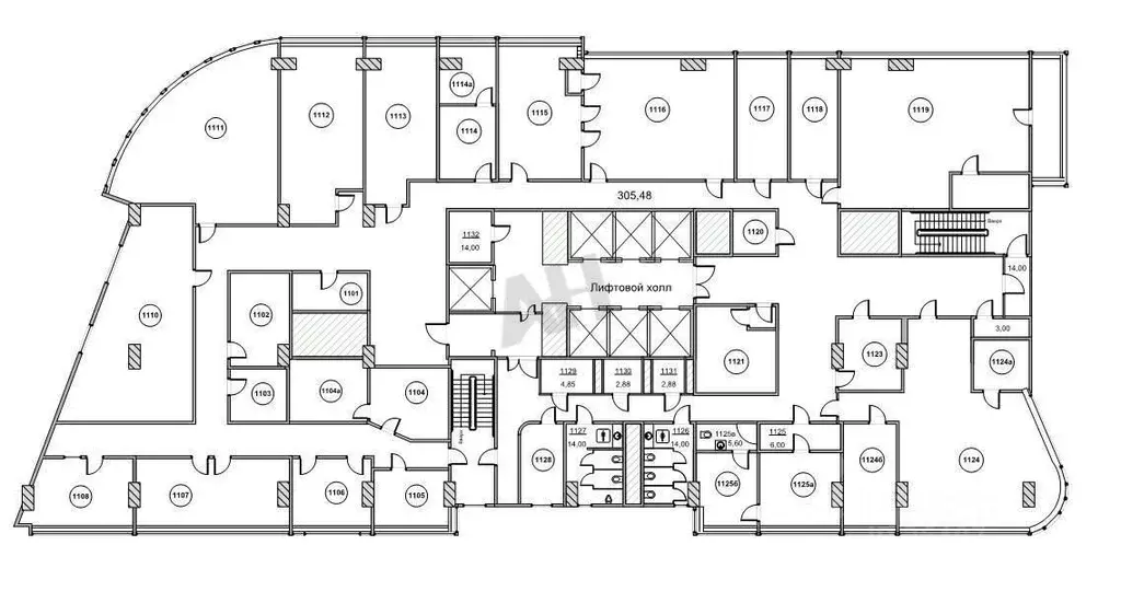 Помещение свободного назначения в Москва ул. Наметкина, 12А (1337 м) - Фото 2