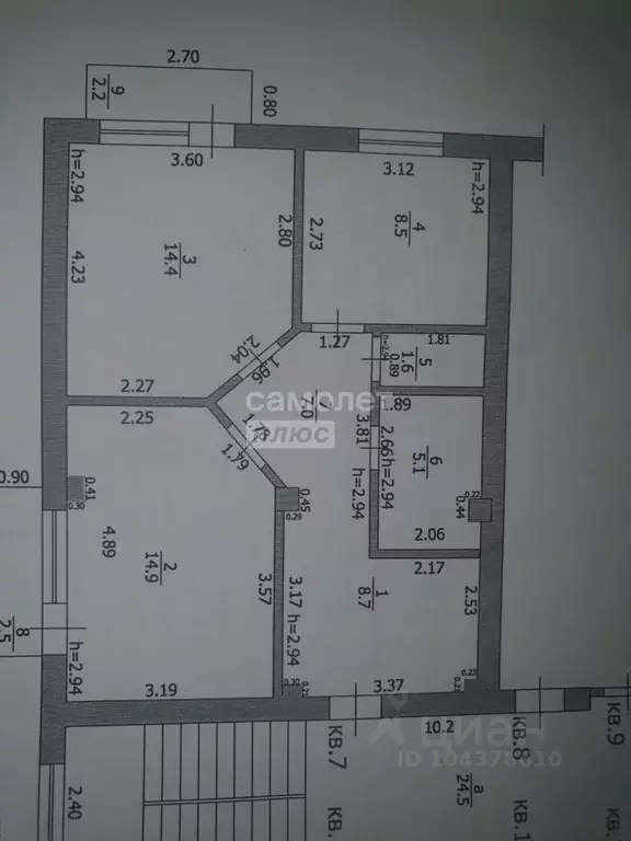 2-к кв. Краснодарский край, Туапсе ул. Пушкина, 41 (60.0 м) - Фото 1