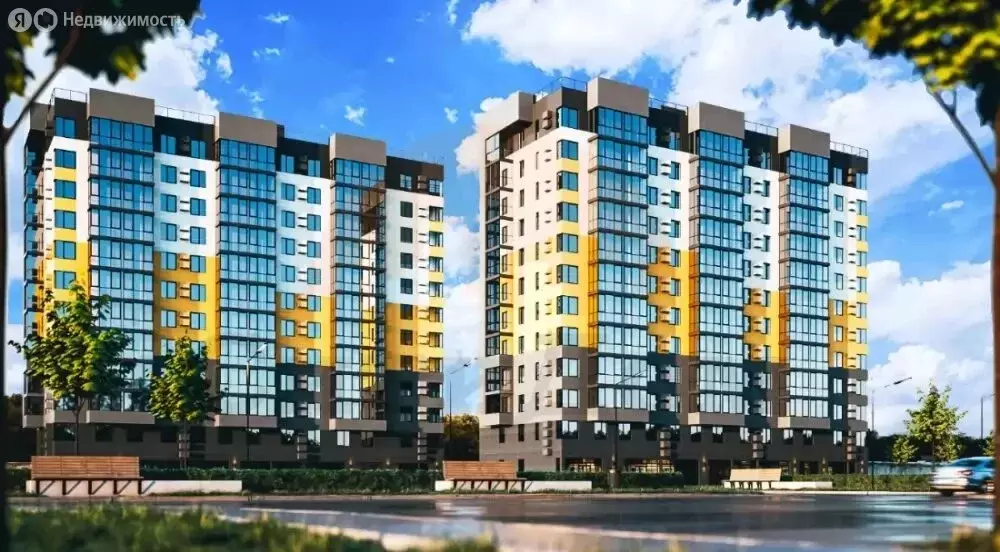 3-комнатная квартира: Молодёжное, Парковая улица, 9 (63.8 м) - Фото 1