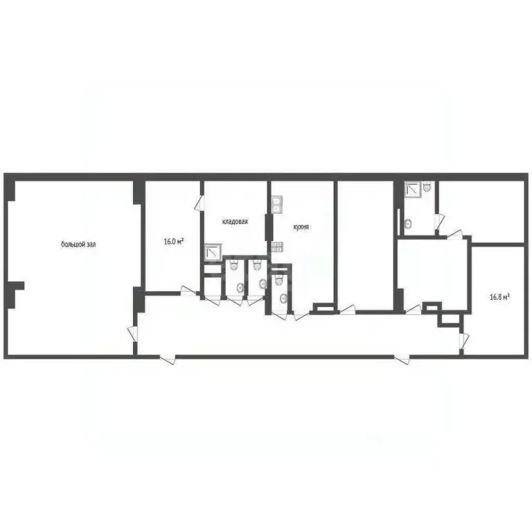 Помещение свободного назначения в Москва Ходынский бул., 2 (189 м) - Фото 1