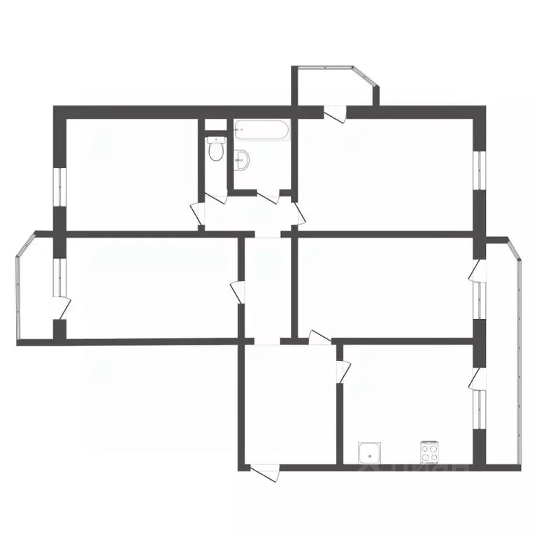 4-к кв. Тюменская область, Тюмень Севастопольская ул., 4 (111.9 м) - Фото 1