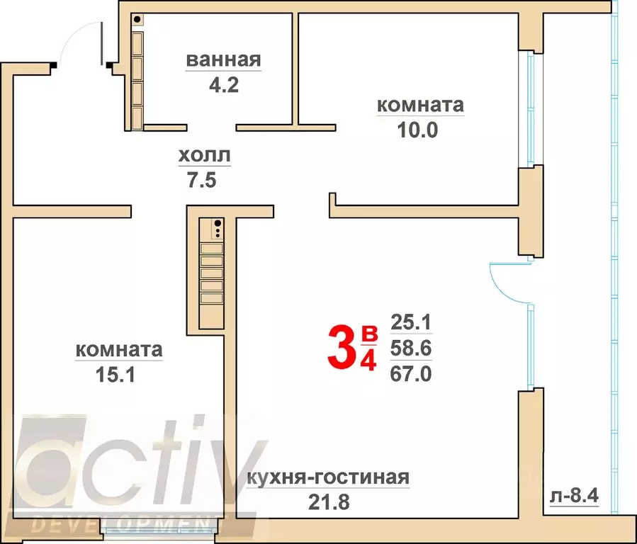 2-к кв. Свердловская область, Верхняя Пышма Гранд Успенский жилой ... - Фото 0
