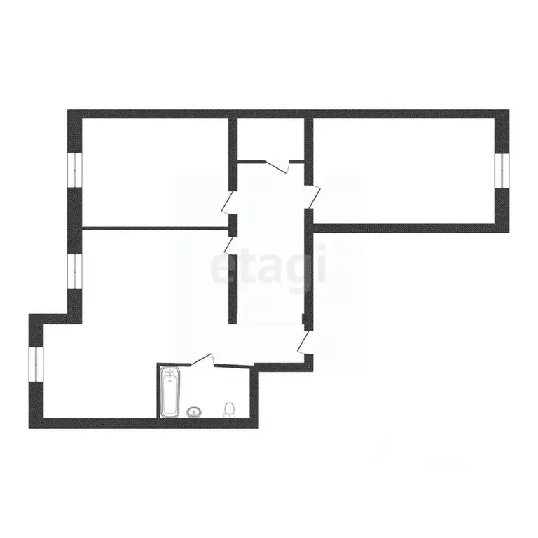 2-к кв. Белгородская область, Белгород ул. 5 Августа, 37 (84.64 м) - Фото 1