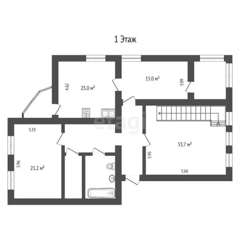 6-к кв. Ханты-Мансийский АО, Сургут ул. Чехова, 1 (221.2 м) - Фото 1