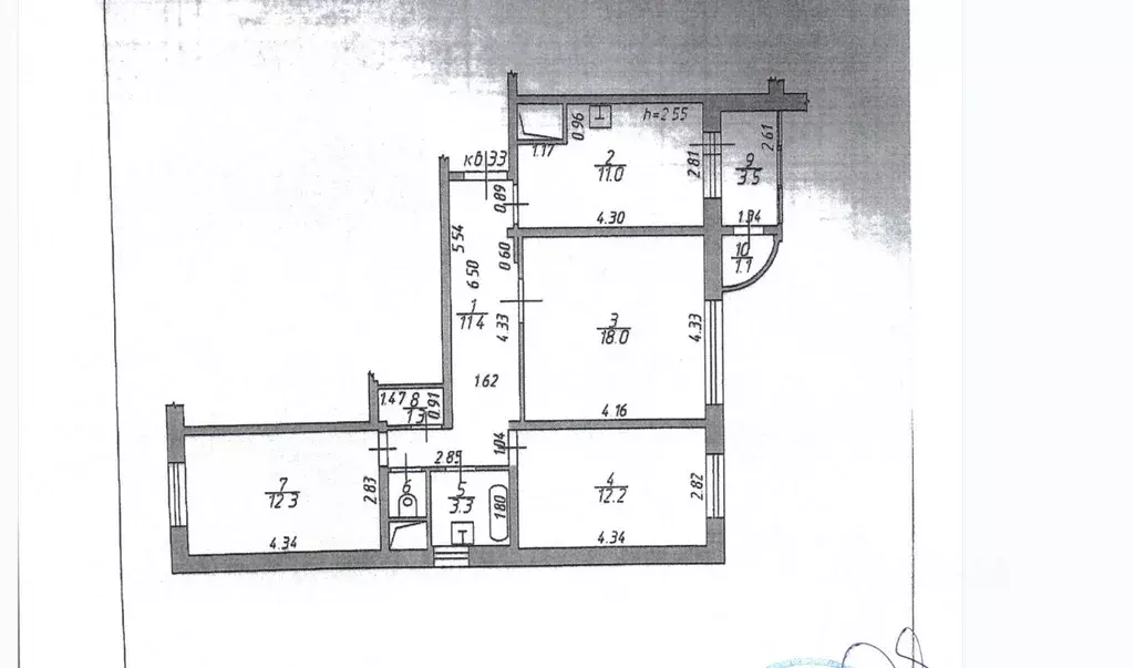 Свободной планировки кв. Московская область, Подольск ул. Генерала ... - Фото 1