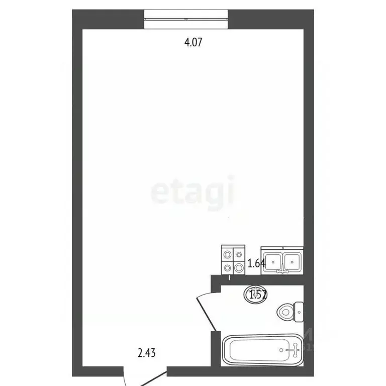 Студия Саха (Якутия), Якутск ул. Можайского, 13/3Гк2 (19.0 м) - Фото 2