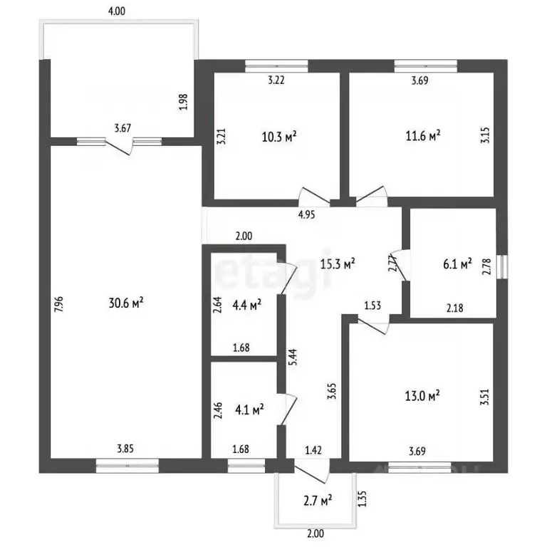 Дом в Крым, Симферопольский район, с. Новоандреевка ул. Абдураманова ... - Фото 1